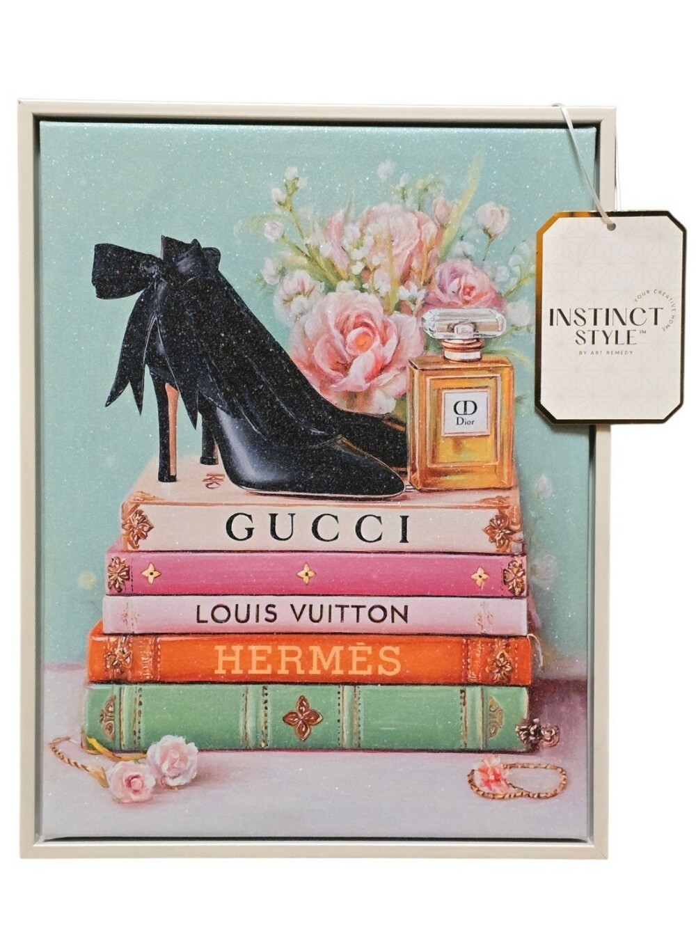 Fashion Designer Books & Heel Canvas Art